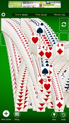 Solitaire android App screenshot 2