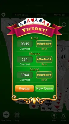 Solitaire android App screenshot 5